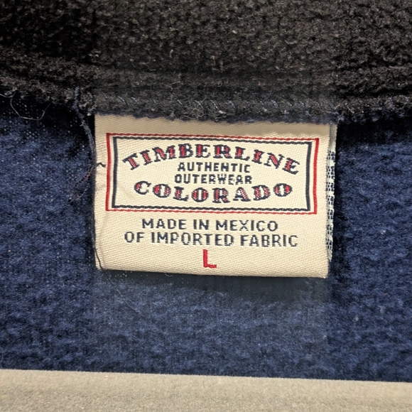 Timberland Colorado Men's Blue Polyester Fleece Vest - Picture 4 of 5